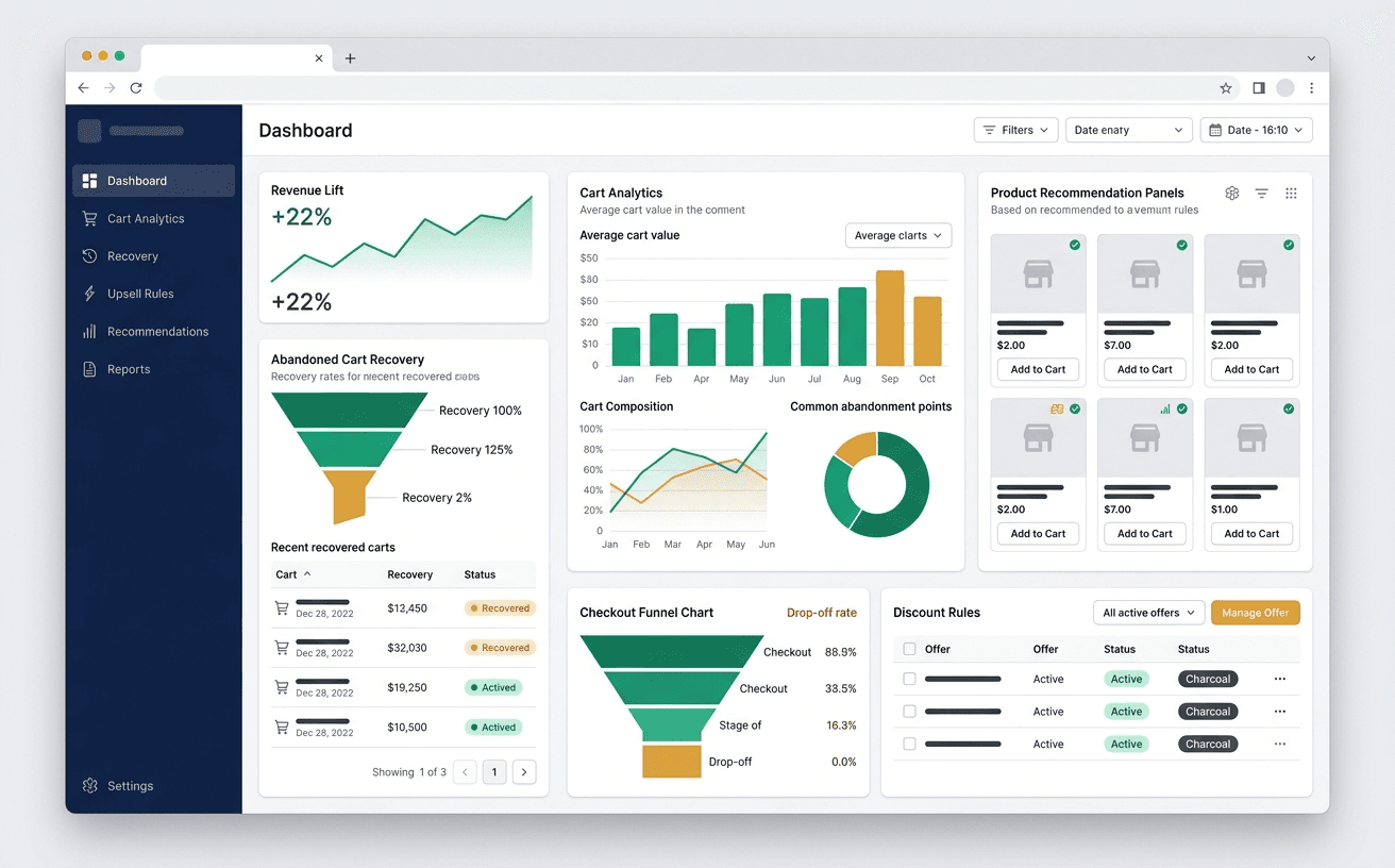 CartGenius interface preview